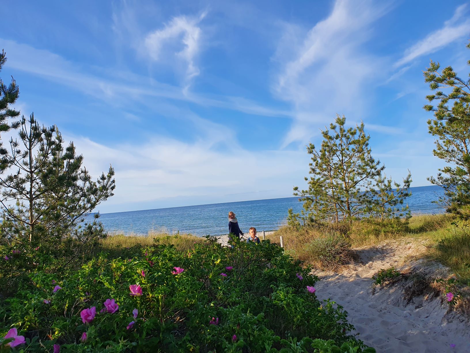 Weg zum Strand
